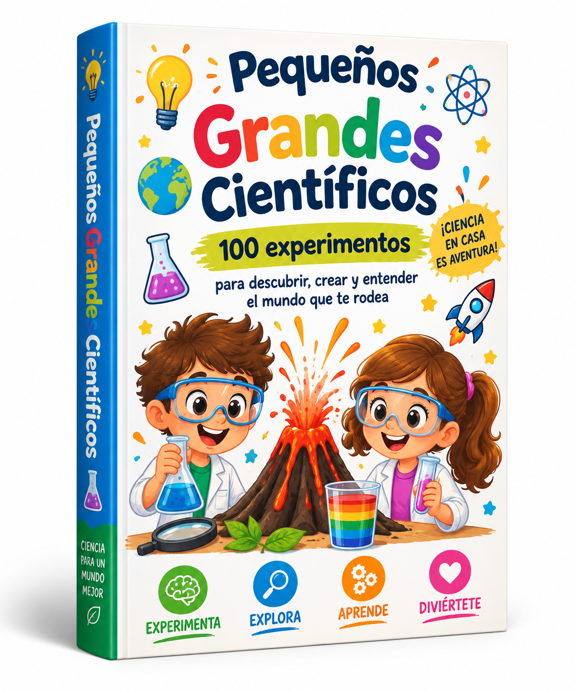 100 Experimentos científicos + 8 Bonos de regalo 🔥🎁