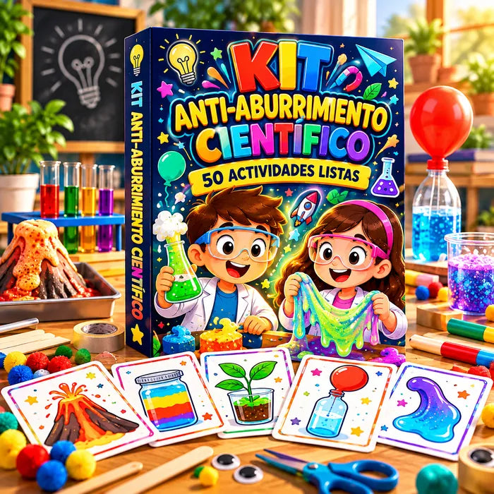 Kit Anti-Aburrimiento Científico — 50 actividades listas
