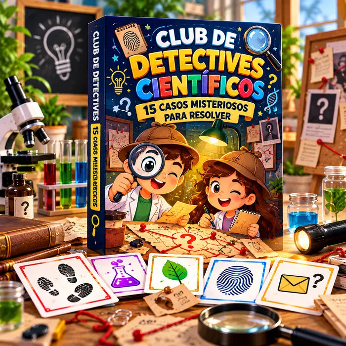 Club de Detectives Científicos — 15 casos misteriosos