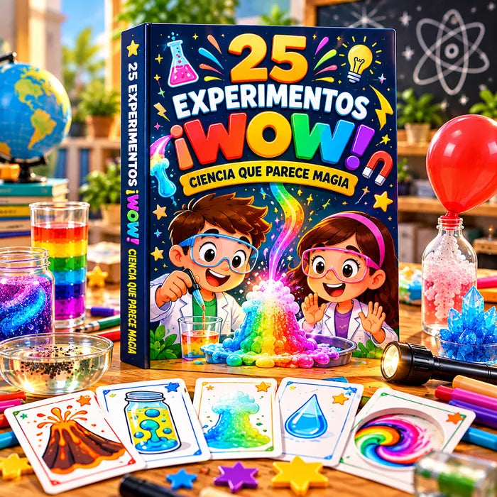 25 Experimentos ¡WOW! — Ciencia que parece magia