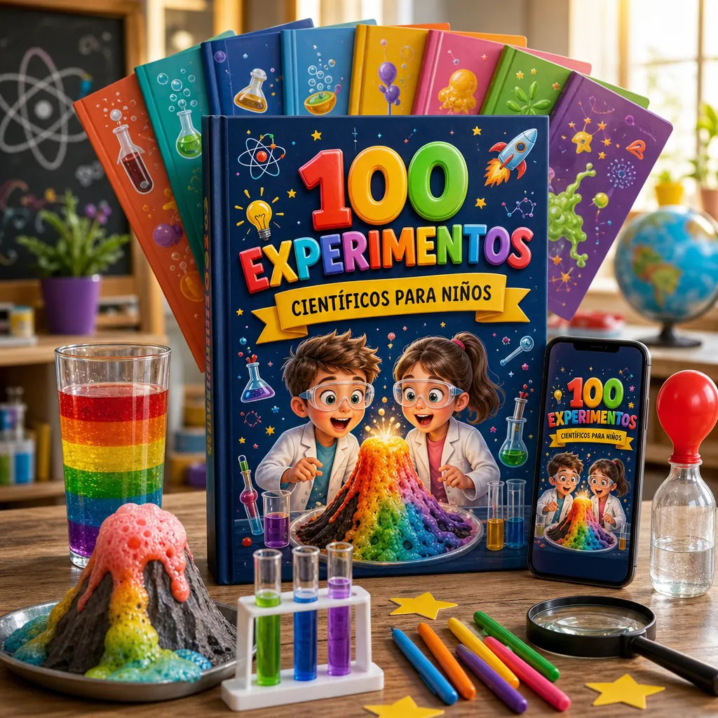 100 Experimentos Científicos para Niños más 8 bonus